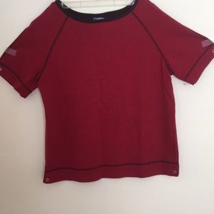 Knit Red Top by Catalina